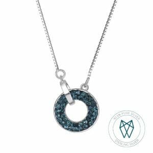 0188 circle pendant necklace