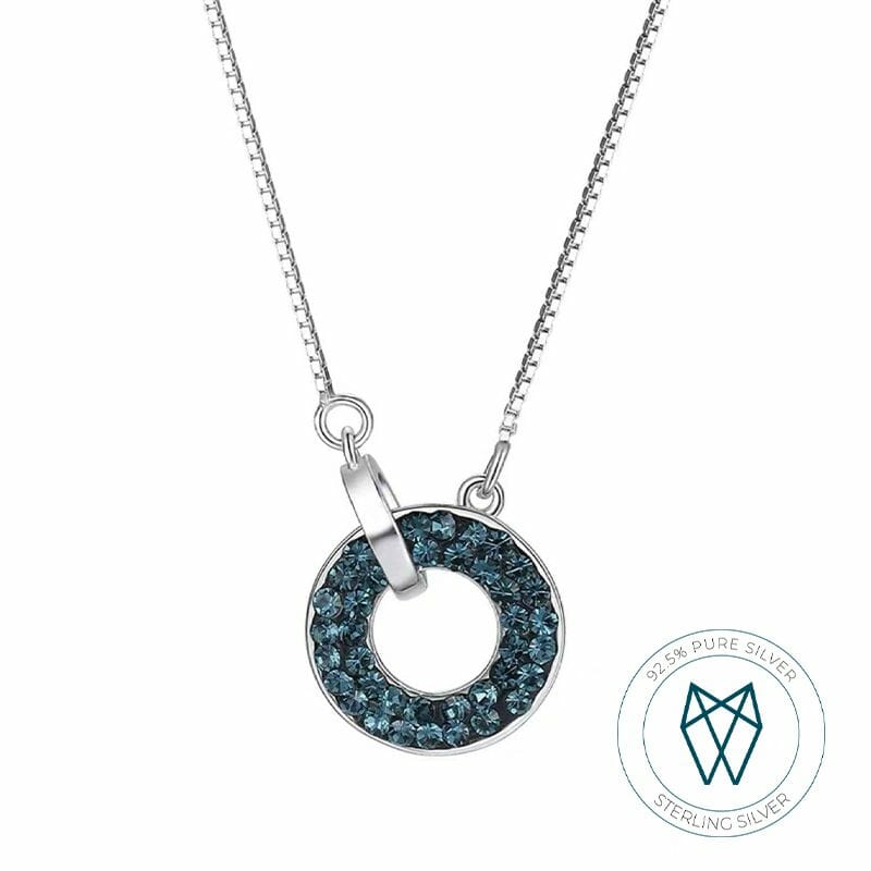 0188 circle pendant necklace