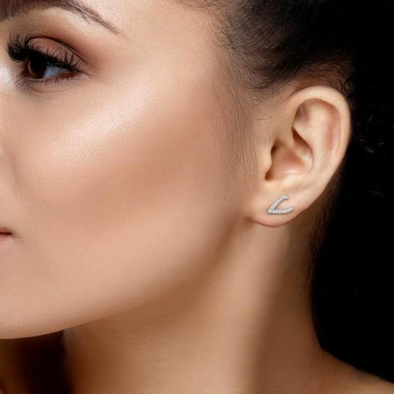 0080 diamante wishbone earrings